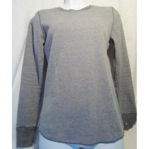 WARM ESSENTIALS Waffle Thermal LS gray top - Women S
